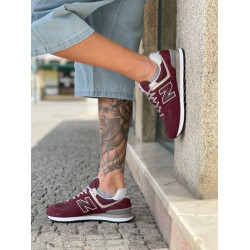 Sapatilha New Balance em tecido e camurça